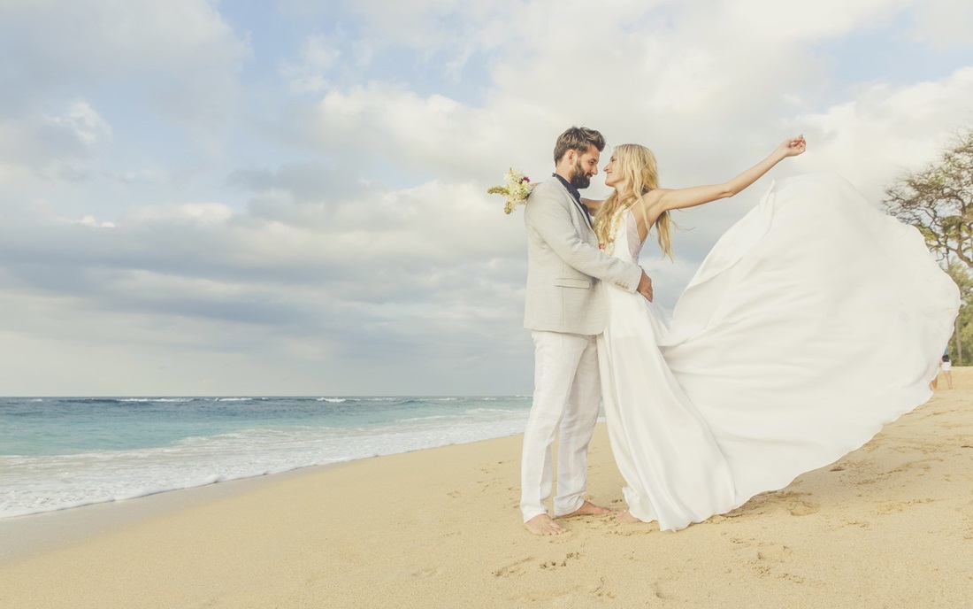 Maui Beach Hawaii Weddding Photo